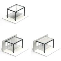 Configurations pergola bioclimatique Alusun