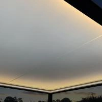 Éclairage LED carport toit plat Alusun