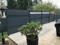 Clôture aluminium Alulam gris anthracite RAL 7016