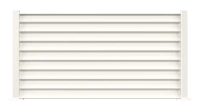 Clôture aluminium Aluclin - RAL 9016