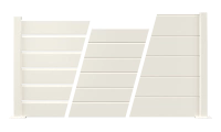 Clôture aluminium Aluline blanc - RAL 9016