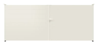 Portail aluminium Alupass - RAL 9016