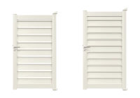 Portillon aluminium Alujour - RAL 9016