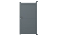 Portillon aluminium Alumax - RAL 7016