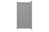 Portillon aluminium Alumax - RAL 7037